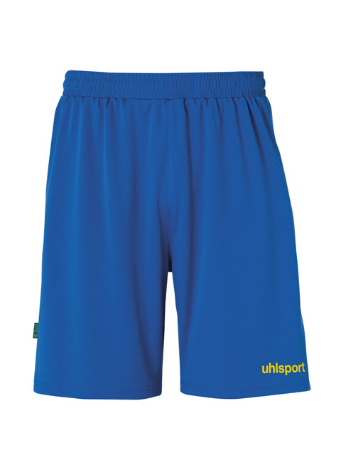 Uhlsport Clearance Basic Shorts Blue/Lime Yellow BX5