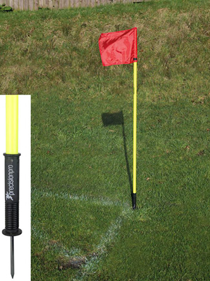 Precision "Sprung" Corner Posts - Fluo Yellow (Set of 4) TR301
