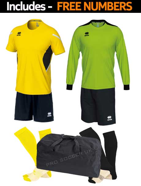 Errea Curtis Football Team Kit x10