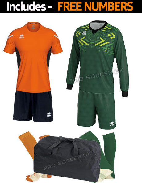 Errea Curtis Football Team Kit x10