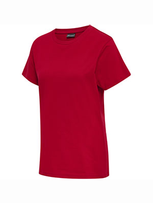 Hummel Red Basic Womens T-Shirt