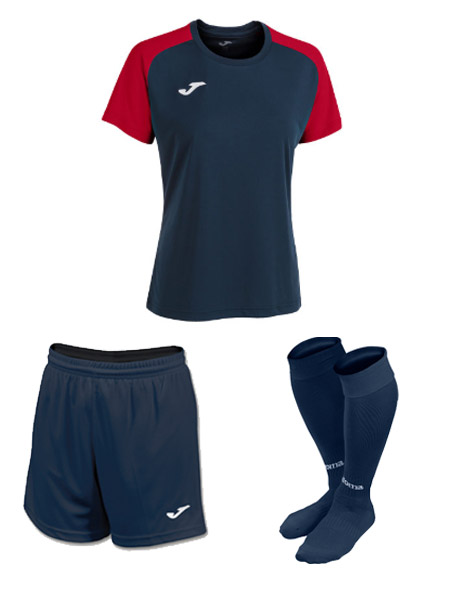 Joma Academy IV Womens Short Sleeve Strip