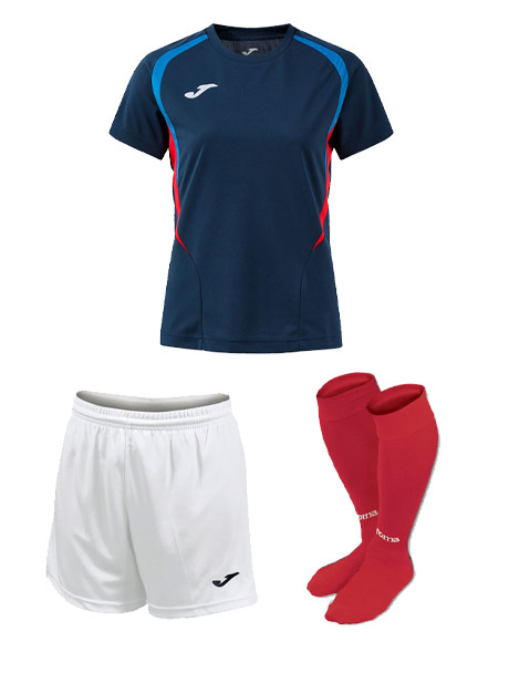 Joma Championship 20 Womens Short Sleeve Strip