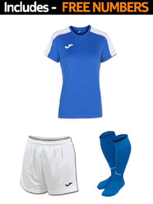 Joma Academy III Womens SS Full Kit Set  - Team Kits