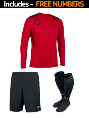 Joma Championship VII Long Sleeve Full Kit Set  - Team Kits