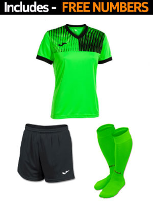 Joma Eco Supernova Womens SS Full Kit Set  - Team Kits
