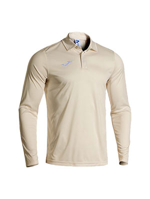 Joma Cricket Long Sleeve Polo