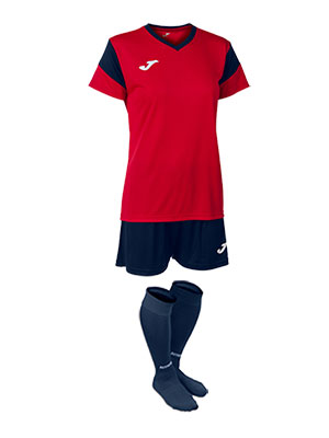 Joma Womens Phoenix Short Sleeve Strip