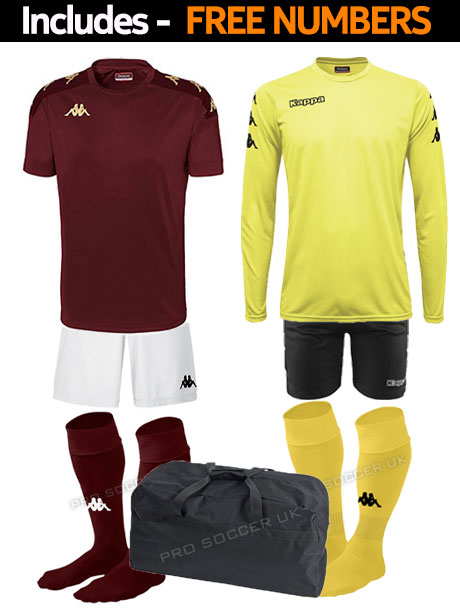 Kappa Gianto Football Team Kit x10