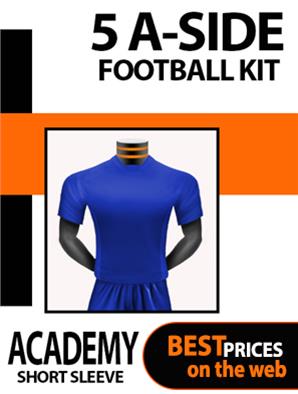 Academy Short Sleeve 5 A Side Football Kit