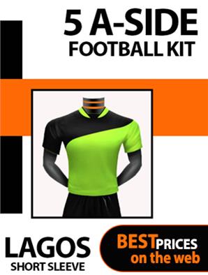 Lagos III 5 Aside Short Sleeve Football Kit