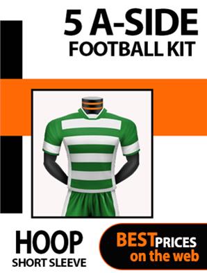 Hoop Short Sleeve 5 A Side Football Kit