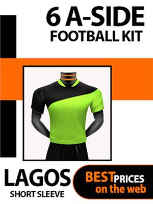 Lagos III 6 Aside Short Sleeve Football Kit