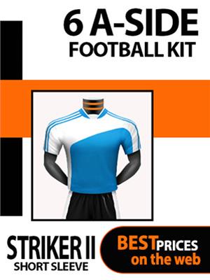Striker II 6 Aside Short Sleeve Football Kit