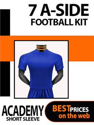 Academy Short Sleeve 7 A Side Football Kit