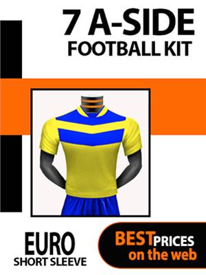 Euro 7 Aside Short Sleeve Football Kit