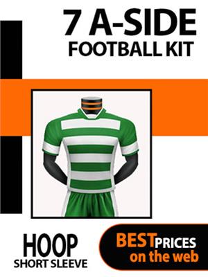 Hoop Short Sleeve 7 A Side Football Kit