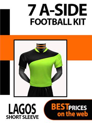 Lagos III 7 Aside Short Sleeve Football Kit