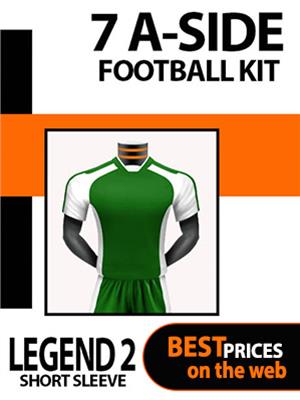 Legend II Short Sleeve 7 A Side Football Kit