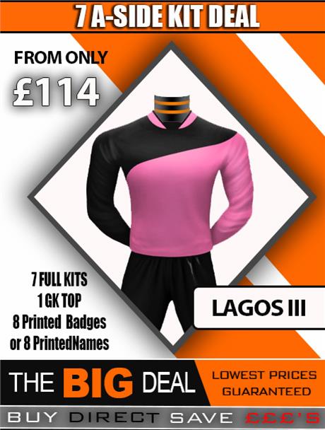 Lagos III 7 aside Full Kit Deals