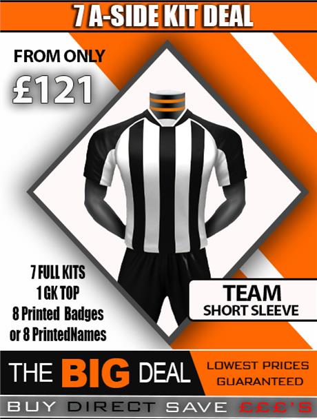 Team Short Sleeve 7 Aside Full Kit Deal