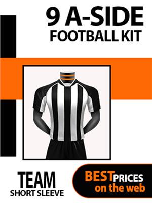 Team Short Sleeve 9 A Side Football Kit