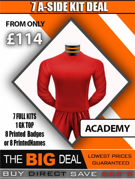 Academy 7 Aside Full Kit Deal