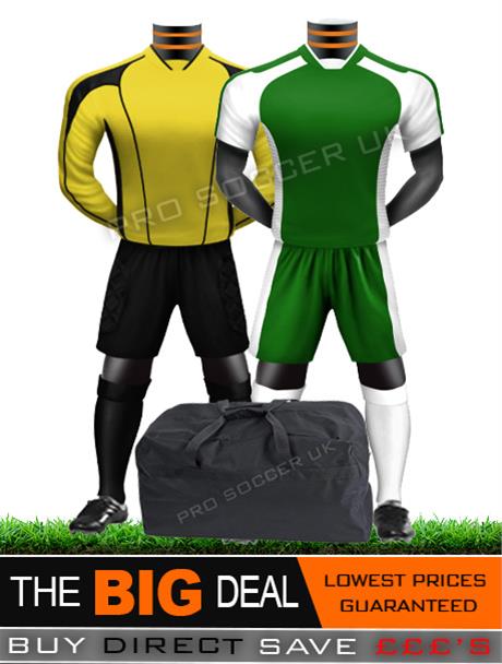 Legend 2 Short Sleeve Junior/School Football Kit Pack