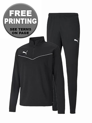 Puma Team Rise Training 1/4 Zip Top Tracksuit Set