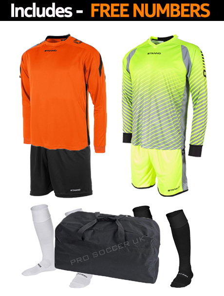 Stanno Drive Long Sleeve Football Team Kits - Kids x10