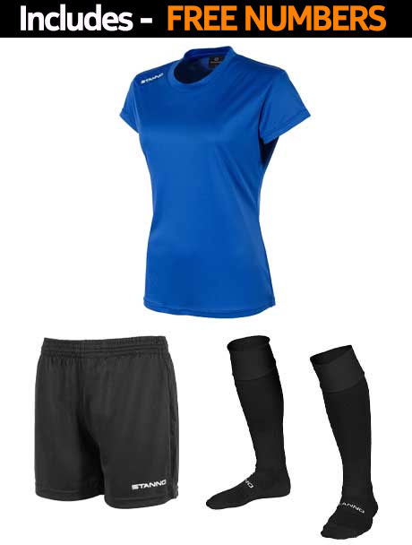 Stanno Field Womens Short Sleeve Full Kit Set