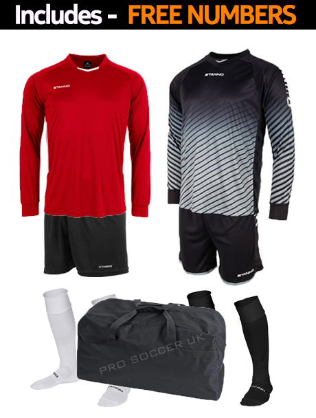 Stanno First Long Sleeve Football Team Kits - Kids x10