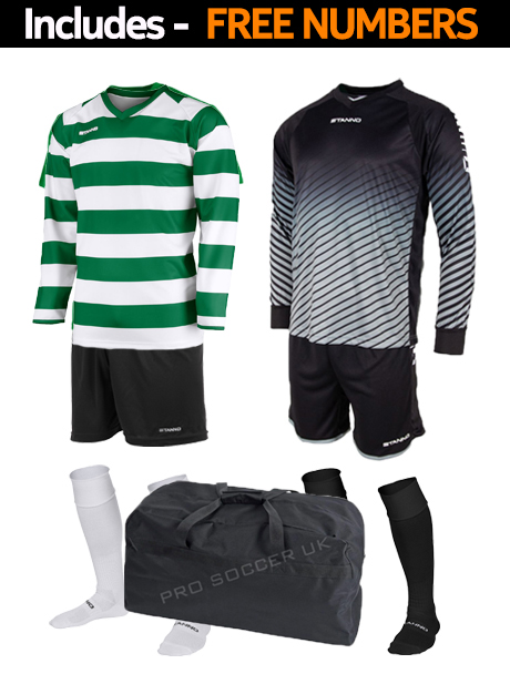 Stanno Lisbon Long Sleeve Football Team Kits - Kids x10