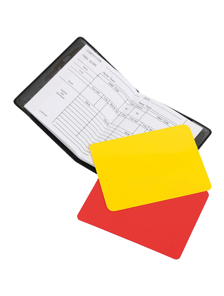 Stanno Referee Card Set