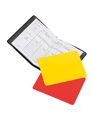 Stanno Referee Card Set