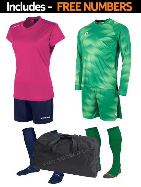 Stanno Field Short Sleeve Womens Kit Bundle