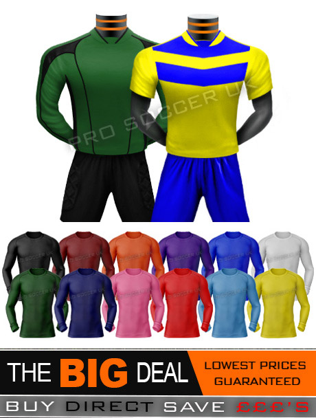 Euro Base Layer 11 Aside Short Sleeve Full Kit Deal