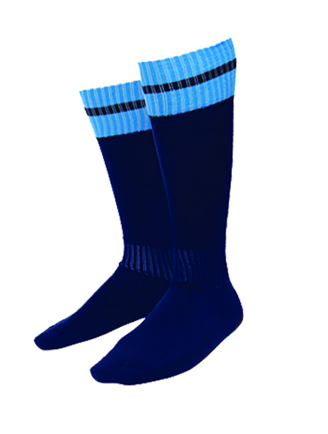 Stripe Clearance Sock Navy/Sky