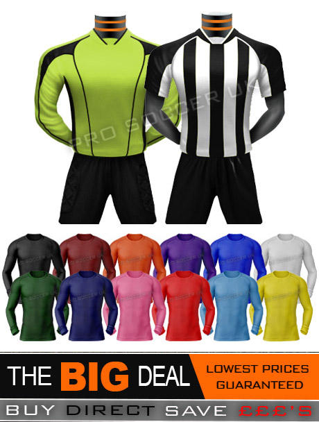 Team Base Layer 11 Aside Short Sleeve Full Kit Deal