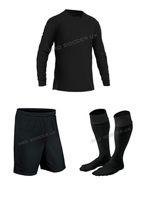 Academy Black Football Kits