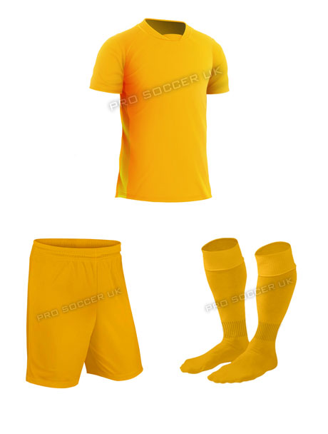 Academy Amber Short Sleeve Football Kits