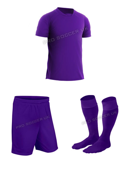 Academy Purple Short Sleeve Football Kits