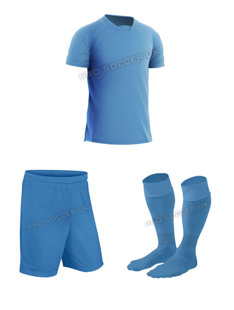 Academy Sky Short Sleeve Football Kits
