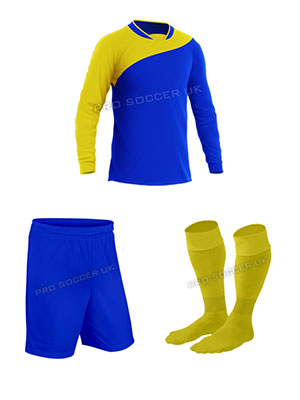Lagos III Royal/Yellow Discount Football Kits