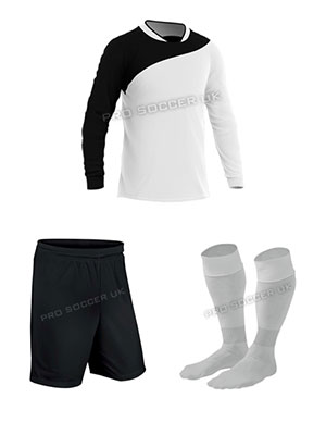 Lagos III White/Black Discount Football Kits