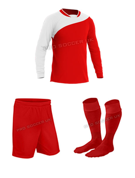 Lagos III Red/White Football Kits - Team Kits