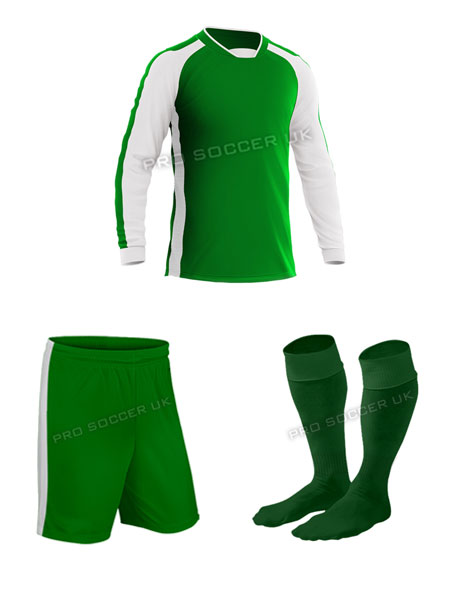 Legend 2 Green/White Football Kits