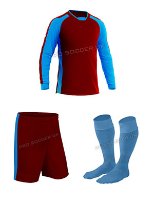 Legend 2 Maroon/Sky Football Kits