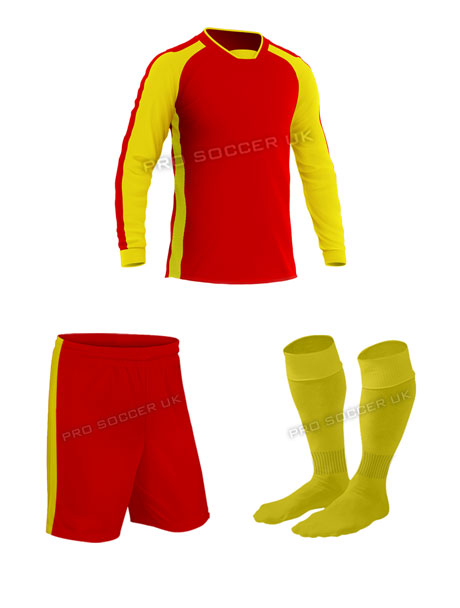 Legend 2 Red/Yellow Football Kits