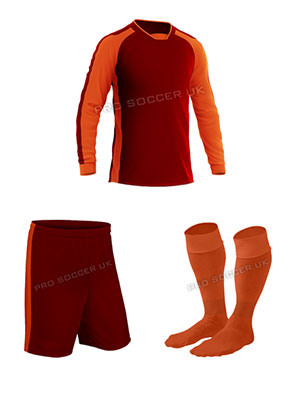 Legend 2 Maroon/Orange Football Kits